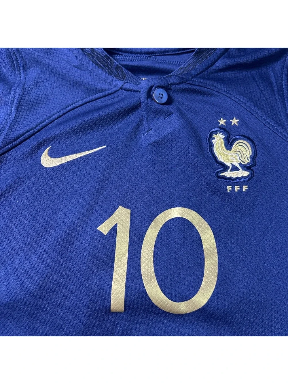Nike France Home Mini Kit 2022-2023 Child Unisex Size M T Shirts